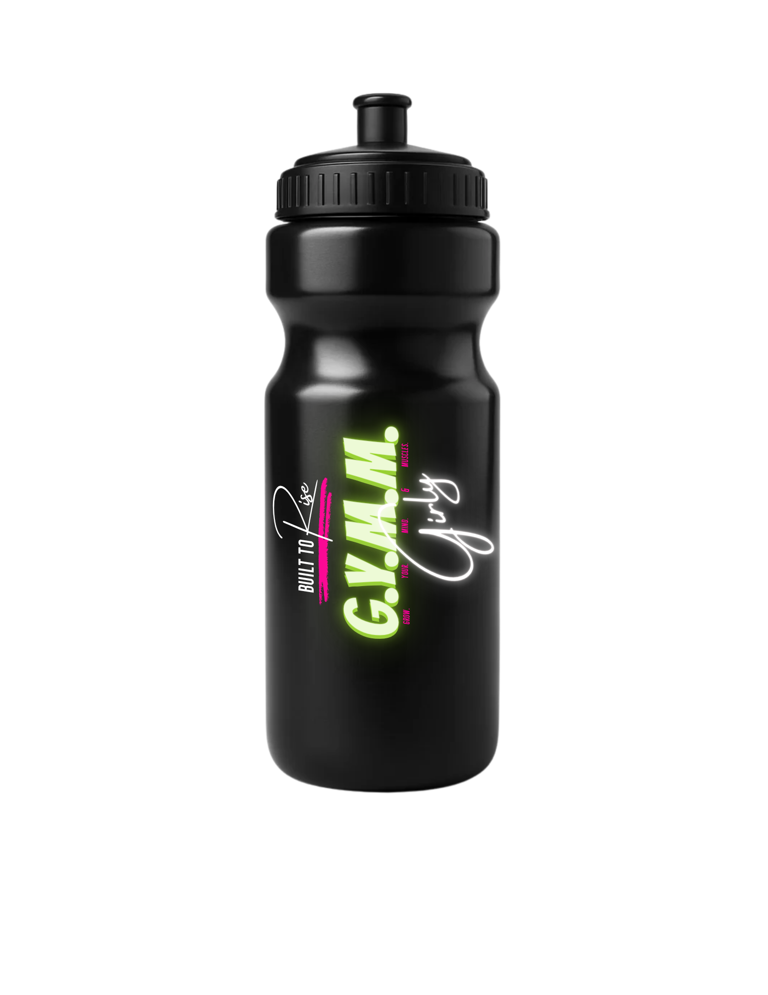 Built to Rise G.Y.M.M. Camp water bottle — Back
